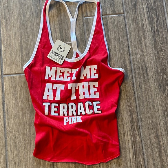 PINK Victoria's Secret Tops - PINK Victoria's Secret Red Tank Top